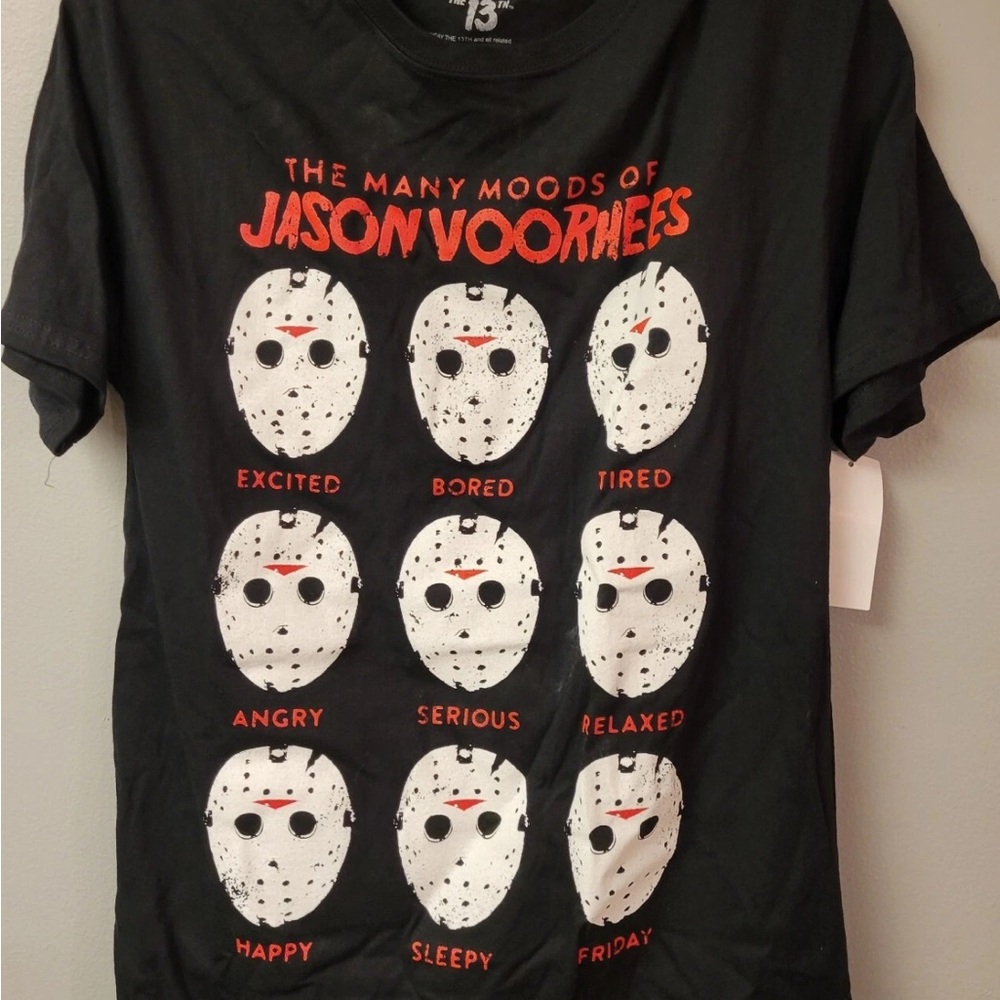 Jason Voorhees Many Moods Of Mens T-shirt Friday The 13th S Small Short Sleeve